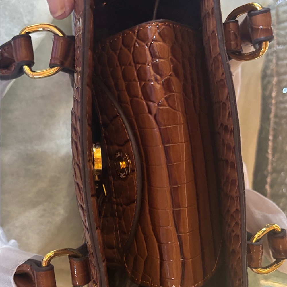 Elegant Iridescent Brown Tote Bag - Picture 3 of 11